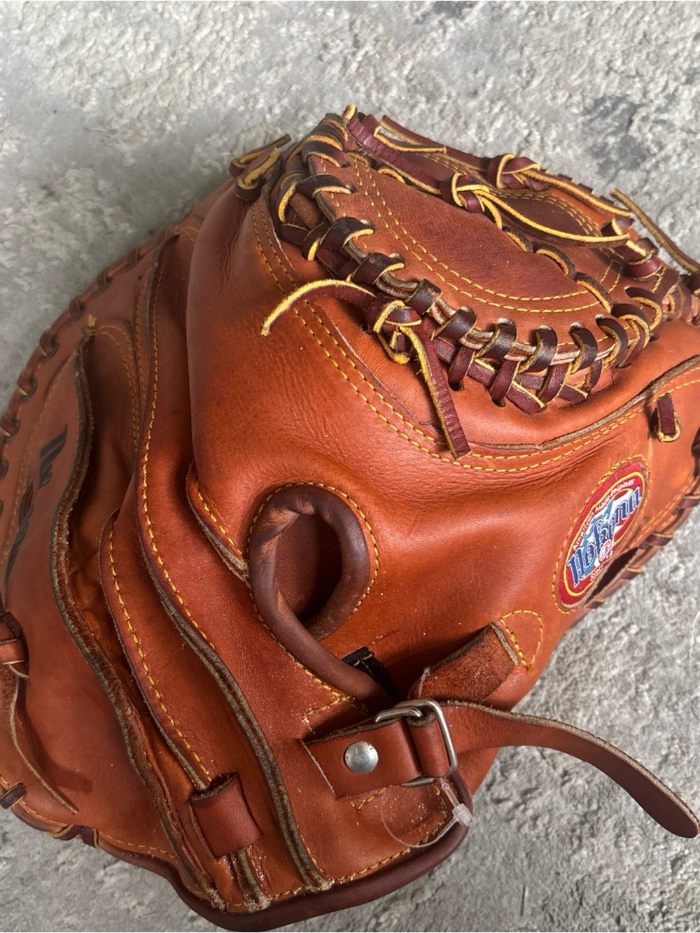 Vintage-NOKONA CM225Style Men's Brown Leather Baseball Glove